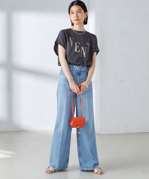 セール】ローズペトール 半袖 プリント TEE（Tシャツ/カットソー