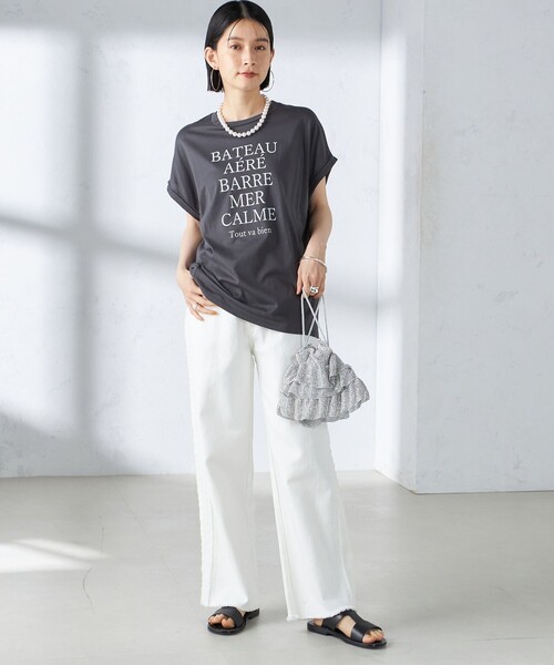 セール】ローズペトール 半袖 プリント TEE（Tシャツ/カットソー