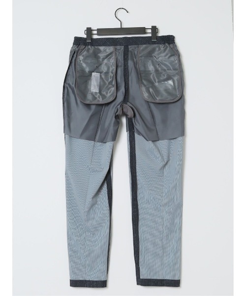 TAKA-Q（タカキュー）の「タカキュー TechCool ノータックビジネスパンツ チェック紺(セットアップ可能)（スーツパンツ・メンズ・ネイビー・X-LARGE/S/MEDIUM/LARGE/3L）」の15枚目の写真