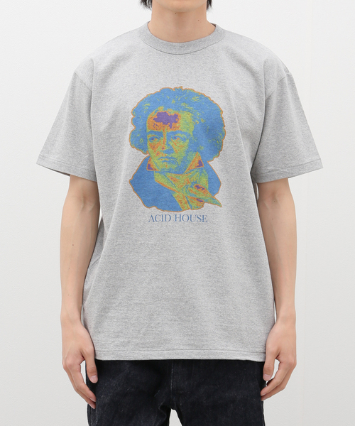 BAYCREW'S DEPO(ベイクルーズデポ)の「【High Scream Center / ハイスクリームセンター】ACID HOUSE TEE(Tシャツ/カットソー・メンズ・グレー/ホワイト・LARGE/MEDIUM)」の14枚目の写真