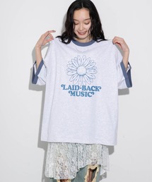 WEGO | WEGO/【24年春夏新作】グラフィックリンガーBIG T(Tシャツ/カットソー)