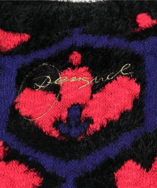 Desigual（デシグアル）の「「Desigual/デシグアル」カラフルもこもこニット（ニット/セーター・レディース・ネイビー/ブラック・SMALL/LARGE/X-LARGE/MEDIUM）」の5枚目の写真