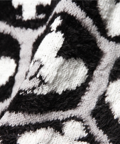 Desigual（デシグアル）の「「Desigual/デシグアル」カラフルもこもこニット（ニット/セーター・レディース・ネイビー/ブラック・SMALL/LARGE/X-LARGE/MEDIUM）」の11枚目の写真