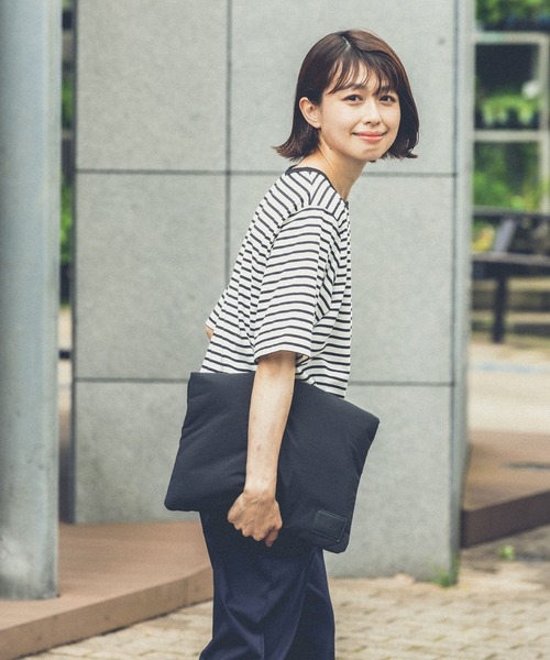 studio CLIP（スタディオクリップ）の「【イージーケア/接触冷感/部屋干し菌抑制】USAコットン選べるTシャツ（Tシャツ/カットソー・レディース・ブラック/オフホワイト/その他4/その他1/その他2/その他3/ベージュ/ライトグリーン/その他5/その他6・MEDIUM/LARGE）」の13枚目の写真