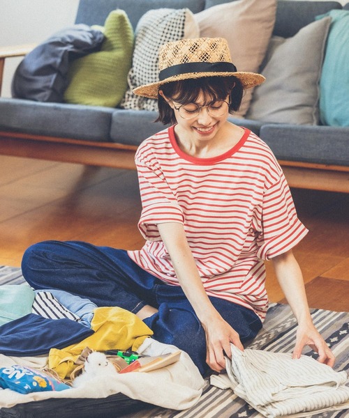 studio CLIP（スタディオクリップ）の「【イージーケア/接触冷感/部屋干し菌抑制】USAコットン選べるTシャツ（Tシャツ/カットソー・レディース・ブラック/オフホワイト/その他4/その他1/その他2/その他3/ベージュ/ライトグリーン/その他5/その他6・MEDIUM/LARGE）」の17枚目の写真