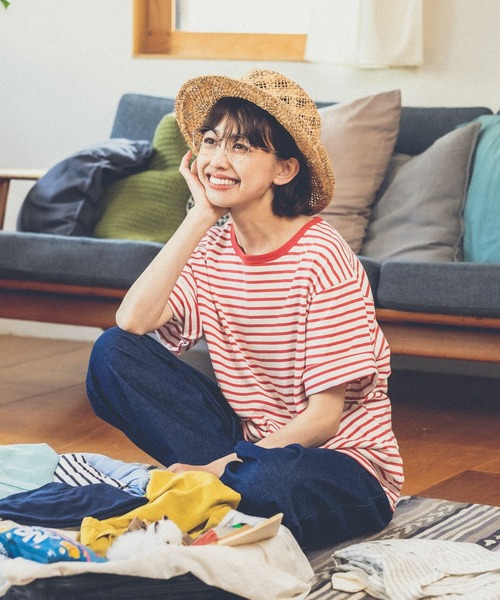 studio CLIP（スタディオクリップ）の「【イージーケア/接触冷感/部屋干し菌抑制】USAコットン選べるTシャツ（Tシャツ/カットソー・レディース・ブラック/オフホワイト/その他4/その他1/その他2/その他3/ベージュ/ライトグリーン/その他5/その他6・MEDIUM/LARGE）」の18枚目の写真