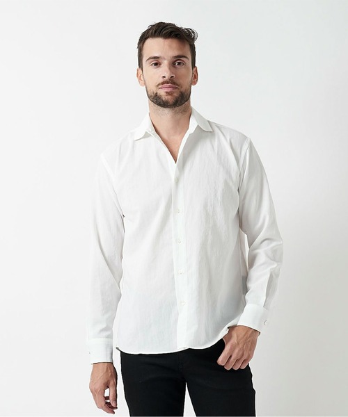 junhashimoto（ジュンハシモト）の「U.S.O.LINEN SHIRTS（シャツ/ブラウス・メンズ・カーキ/オレンジ/インディゴブルー/ミント/ホワイト/ブラック・2/3/4/5）」の18枚目の写真