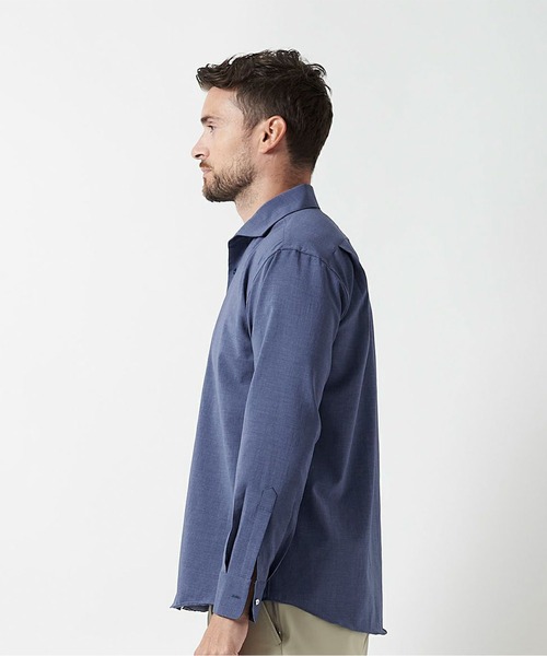 junhashimoto（ジュンハシモト）の「U.S.O.LINEN SHIRTS（シャツ/ブラウス・メンズ・カーキ/オレンジ/インディゴブルー/ミント/ホワイト/ブラック・2/3/4/5）」の8枚目の写真