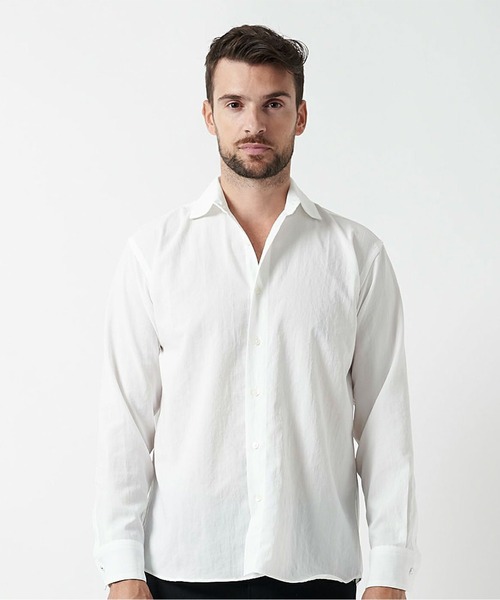 junhashimoto（ジュンハシモト）の「U.S.O.LINEN SHIRTS（シャツ/ブラウス・メンズ・カーキ/オレンジ/インディゴブルー/ミント/ホワイト/ブラック・2/3/4/5）」の13枚目の写真