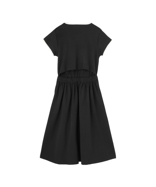 【オシャレ☆かわいい☆MARY QUANT】黒　白　ワンピース　サイズM マリークワント MARY QUANT 日本製 タグ付き新品 黒×白