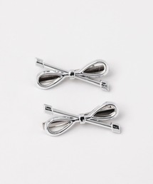 2Pリボンヘアクリップ