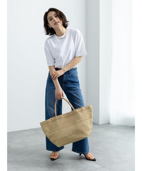 Te chichi（テチチ）の「雑材シート シップスタイルTOTE（ハンドバッグ・レディース・ベージュ/ブラック・F）」の11枚目の写真