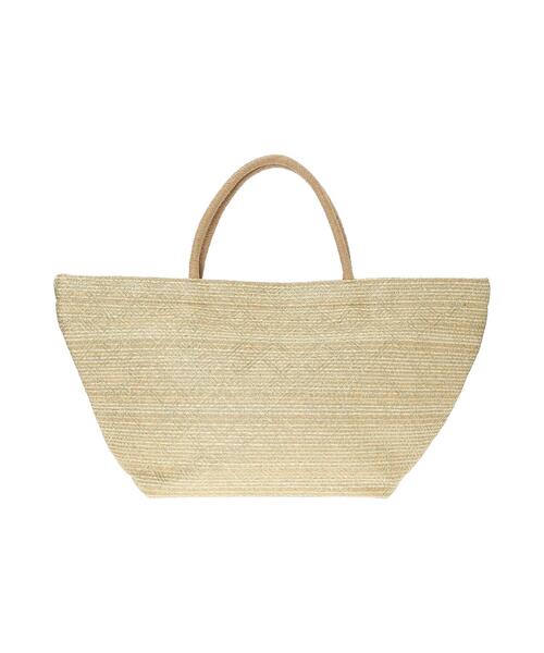 Te chichi（テチチ）の「雑材シート シップスタイルTOTE（ハンドバッグ・レディース・ベージュ/ブラック・F）」の4枚目の写真