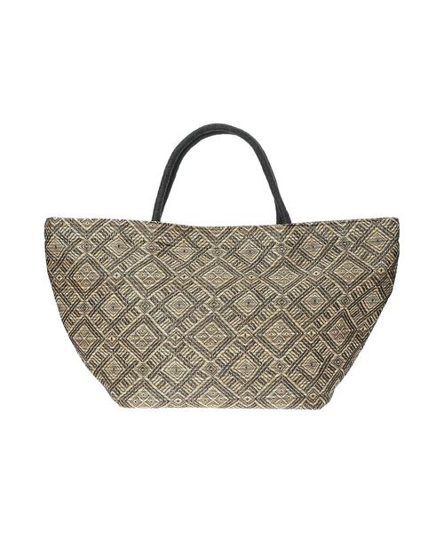 Te chichi（テチチ）の「雑材シート シップスタイルTOTE（ハンドバッグ・レディース・ベージュ/ブラック・F）」の5枚目の写真