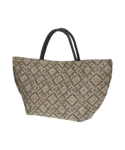 Te chichi（テチチ）の「雑材シート シップスタイルTOTE（ハンドバッグ・レディース・ベージュ/ブラック・F）」の6枚目の写真