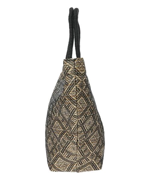 Te chichi（テチチ）の「雑材シート シップスタイルTOTE（ハンドバッグ・レディース・ベージュ/ブラック・F）」の7枚目の写真