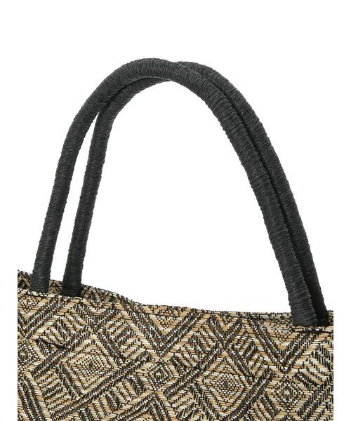 Te chichi（テチチ）の「雑材シート シップスタイルTOTE（ハンドバッグ・レディース・ベージュ/ブラック・F）」の8枚目の写真