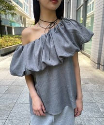 2WAYバックリボンオフショルトップス