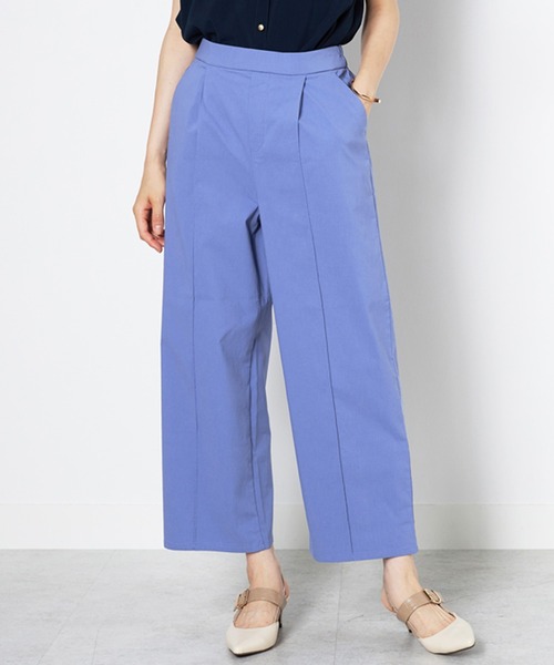 BELLUNA PLUS(ベルーナ)の「麻入りストレッチタックワイドパンツ60丈(その他パンツ・レディース・テラコッタ/ブラック/グレイッシュベージュ/ライラック・SMALL/MEDIUM/LARGE/X-LARGE)」の17枚目の写真