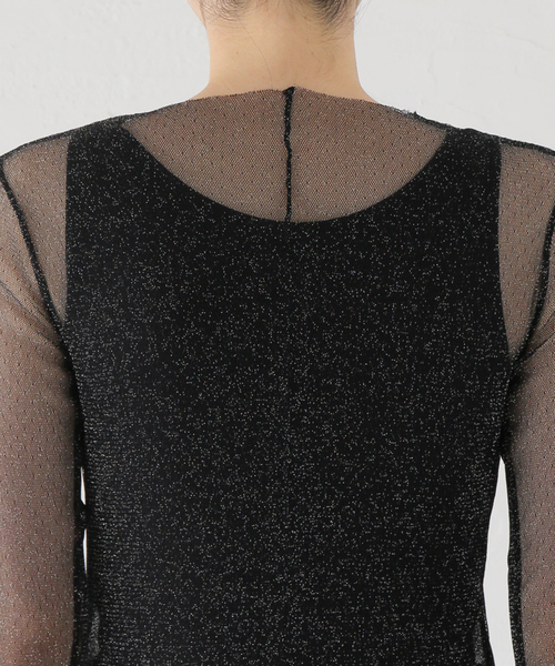 TanC TOKYO/タンクトウキョウ】SPARKLING TULLE LONGSLEEVE