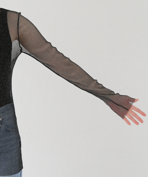 TanC TOKYO/タンクトウキョウ】SPARKLING TULLE LONGSLEEVE