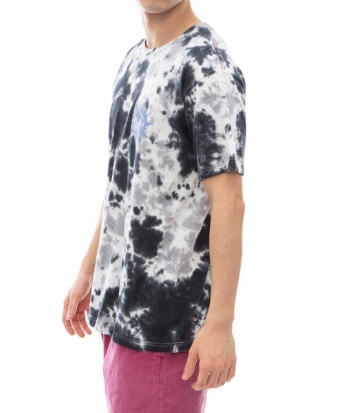 RVCA(ルーカ)の「RVCA メンズ TIEDYE SUN STAMP Tシャツ 【2024年夏モデル】/ルーカ総柄タイダイ半袖Tシャツ(Tシャツ/カットソー・メンズ・グリーン/マルチ/ブラック系その他・SMALL/MEDIUM/LARGE/X-LARGE)」の5枚目の写真