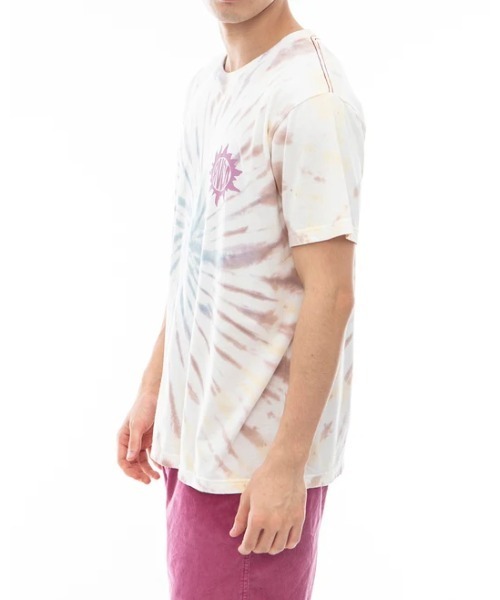 RVCA(ルーカ)の「RVCA メンズ TIEDYE SUN STAMP Tシャツ 【2024年夏モデル】/ルーカ総柄タイダイ半袖Tシャツ(Tシャツ/カットソー・メンズ・グリーン/マルチ/ブラック系その他・SMALL/MEDIUM/LARGE/X-LARGE)」の14枚目の写真