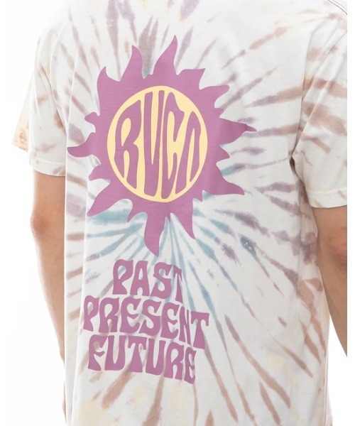 RVCA(ルーカ)の「RVCA メンズ TIEDYE SUN STAMP Tシャツ 【2024年夏モデル】/ルーカ総柄タイダイ半袖Tシャツ(Tシャツ/カットソー・メンズ・グリーン/マルチ/ブラック系その他・SMALL/MEDIUM/LARGE/X-LARGE)」の16枚目の写真