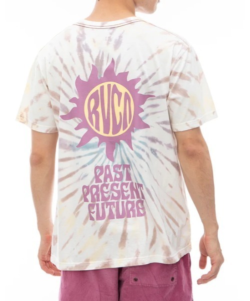 RVCA(ルーカ)の「RVCA メンズ TIEDYE SUN STAMP Tシャツ 【2024年夏モデル】/ルーカ総柄タイダイ半袖Tシャツ(Tシャツ/カットソー・メンズ・グリーン/マルチ/ブラック系その他・SMALL/MEDIUM/LARGE/X-LARGE)」の20枚目の写真