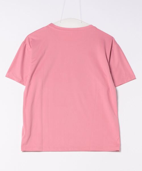 MAISON DE THERESE（メゾン ド テレーズ）の「ビッグサイズクルーネックTシャツ（Tシャツ/カットソー・レディース・ホワイト/ピンク/イエロー・L/M）」の13枚目の写真