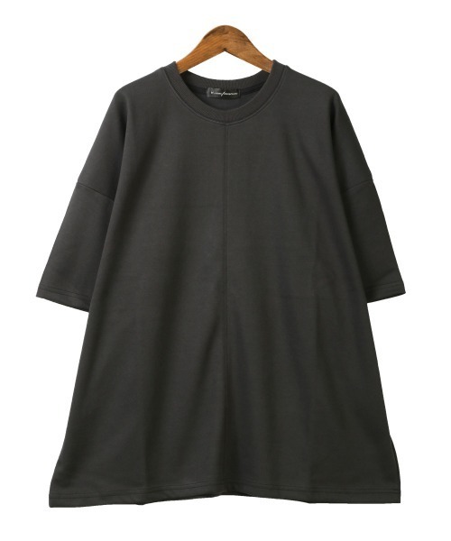 LUXSTYLE(ラグスタイル)の「無地半袖Tシャツ(Tシャツ/カットソー・メンズ・グリーン/ホワイト/スミクロ/オレンジ/ネイビー・FREE)」の17枚目の写真