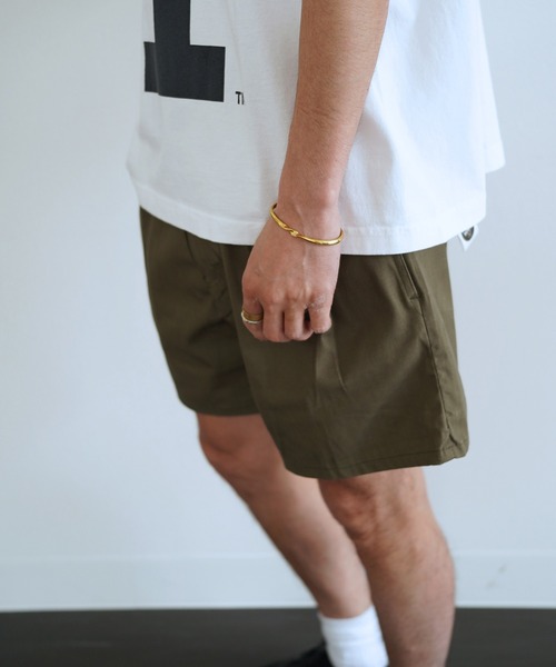 MILITARY（ミリタリー）の「【U.S MILITARY ユーエスミリタリー】US MADE 2TUCK RIPSTOP BAGGY SHORT PANTS　バギーショーツ（その他パンツ・メンズ・オリーブ・36/34/32）」の3枚目の写真