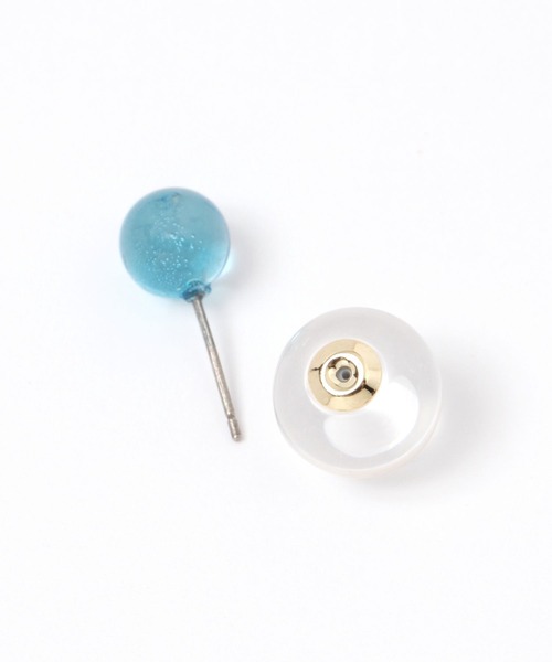 niko and...（ニコアンド）の「クリアボールピアス（ピアス（両耳用）・レディース・ブルー/グリーン/イエロー・0）」の5枚目の写真