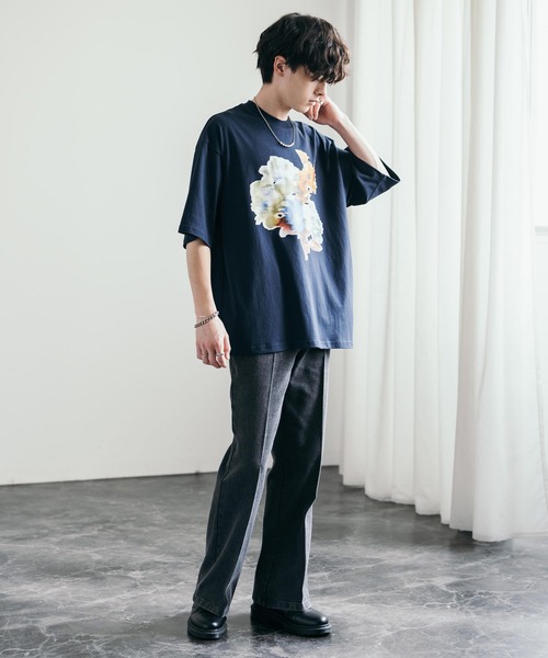 タ*ー様 超美品！LEONARD SPORT フラワープリント 半袖Tシャツ　サ タ*ー様 超美品！LEONARD SPORT フラワープリント 半袖Tシャツ