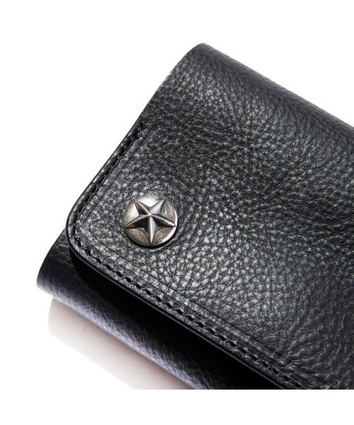 SILVER STAR CONCHO FLAP LEATHER HALF WALLET（財布）｜CALEE