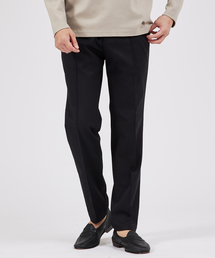 【FLEX PANTS】ピンタック イージーパンツ /TR 強撚 ボタニーサージ スラックス