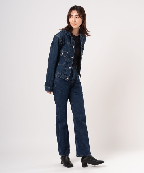 Levi's(リーバイス)の「Levi's/リーバイス BLUETAB(TM) PLANK ストレート ダークインディゴ STEMS MADE OF JAPAN(デニムパンツ・レディース・ダークインディゴブルー・27inch/26inch/25inch/24inch/23inch/28inch)」の20枚目の写真