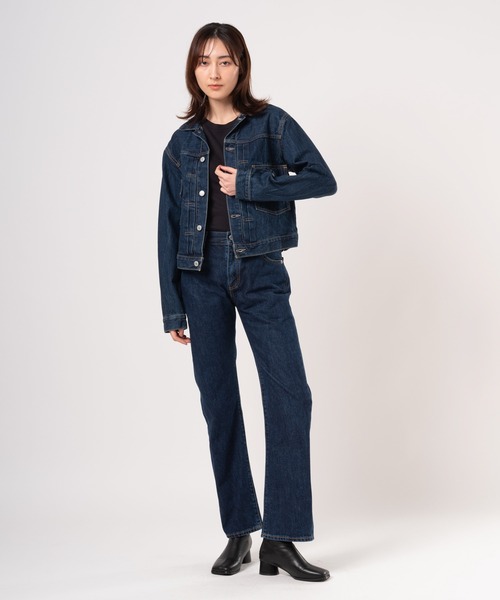 Levi's(リーバイス)の「Levi's/リーバイス BLUETAB(TM) PLANK ストレート ダークインディゴ STEMS MADE OF JAPAN(デニムパンツ・レディース・ダークインディゴブルー・27inch/26inch/25inch/24inch/23inch/28inch)」の21枚目の写真