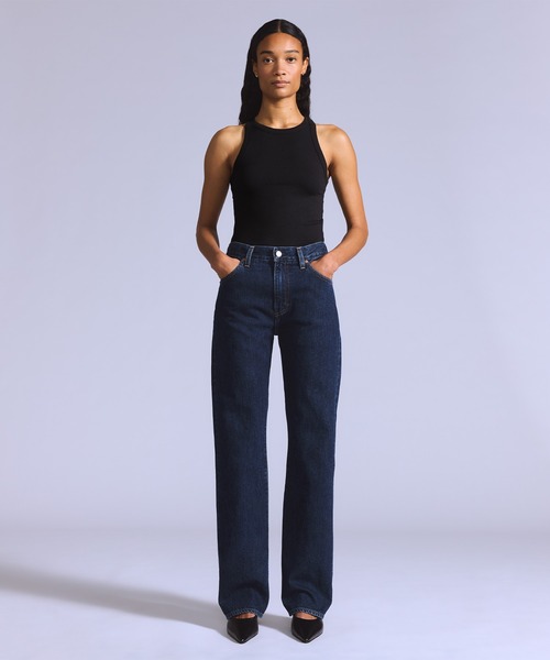 Levi's 702ダークブルー ストレートデニム W30 x W36 リーバイス 702