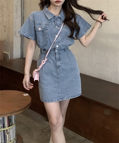 レディース デニムワンピース（ワンピース）｜FREE STYLISTS