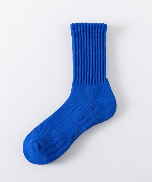 Fun & Daily（ファンアンドデイリー）の「F&D : ワイドリブスポーツミックスソックス（ソックス/靴下・メンズ・ホワイト/ブルー/オリーブ・FREE）」の4枚目の写真