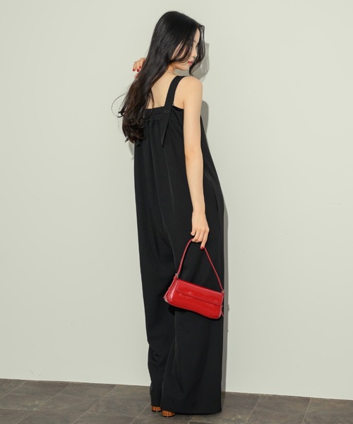 NEUNA（ヌナ）の「ストレートサロペット（サロペット/オーバーオール・レディース・ブラック/グレー・FREE/S）」の21枚目の写真