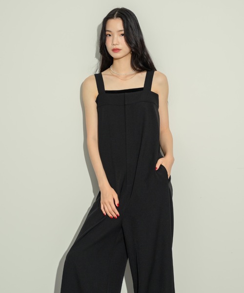 NEUNA（ヌナ）の「ストレートサロペット（サロペット/オーバーオール・レディース・ブラック/グレー・FREE/S）」の22枚目の写真