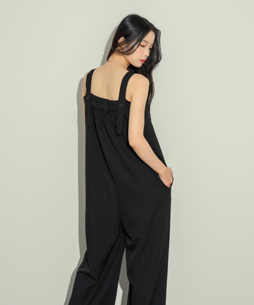 NEUNA（ヌナ）の「ストレートサロペット（サロペット/オーバーオール・レディース・ブラック/グレー・FREE/S）」の11枚目の写真