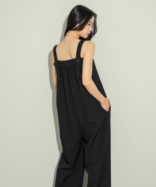 NEUNA（ヌナ）の「ストレートサロペット（サロペット/オーバーオール・レディース・ブラック/グレー・FREE/S）」の12枚目の写真