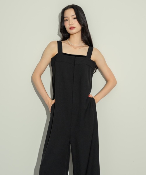 NEUNA（ヌナ）の「ストレートサロペット（サロペット/オーバーオール・レディース・ブラック/グレー・FREE/S）」の19枚目の写真