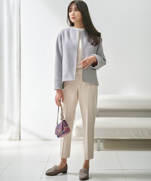 ANY SIS（エニィスィス）の「スリットポイントボトルネック ニット（ニット/セーター・レディース・アイボリー系/レッド系/ライラック系/ピンク系/オレンジ系/グリーン系/ブラック系/イエロー系/ブルー系・2）」の21枚目の写真