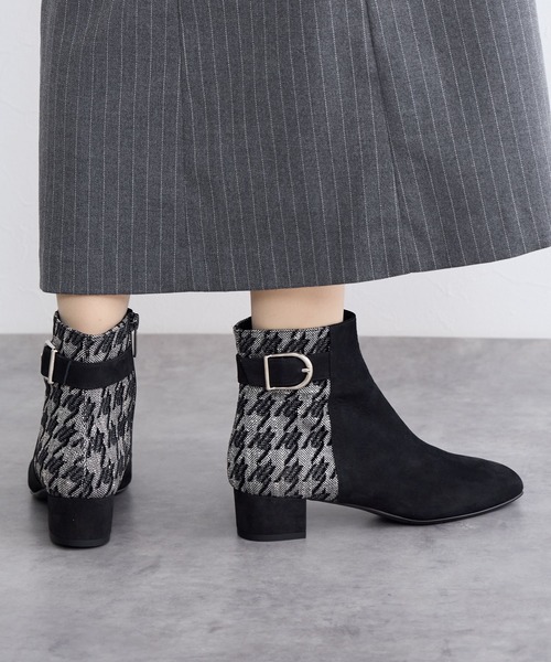 HIMIKO(ヒミコ)の「【Made in Japan】サイドバックルショートブーツ/641407(ブーツ・レディース・ブラウン/ブラック/ブラック系その他/ダークブラウン・25.0cm/24.0cm/23.0cm/24.5cm/23.5cm/22.5cm/21.5cm/22.0cm/25.5cm/26.5cm/26.0cm)」の15枚目の写真