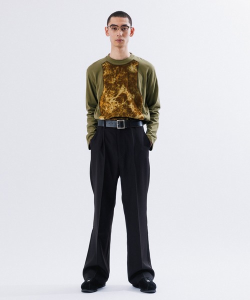 M TO R（ムウトアール）の「DOCKING L/S TOPS（Tシャツ/カットソー・レディース・チャコールグレー/オリーブ/ベージュ系その他・38/40/42）」の8枚目の写真