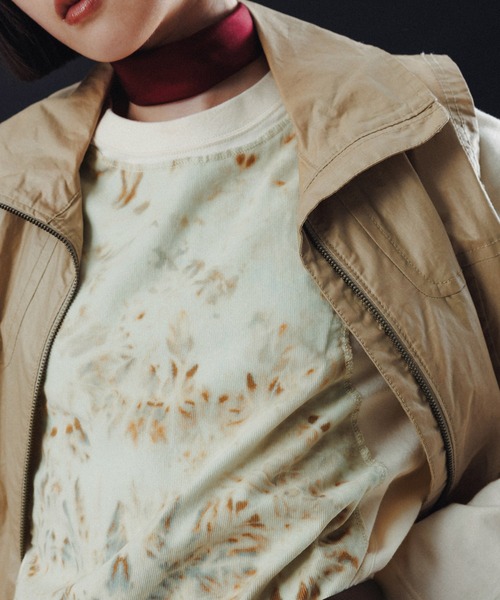 M TO R（ムウトアール）の「DOCKING L/S TOPS（Tシャツ/カットソー・レディース・チャコールグレー/オリーブ/ベージュ系その他・38/40/42）」の12枚目の写真